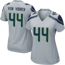 Mitch Van Vooren Seattle Seahawks Game Women's Alternate Jersey (Gray)