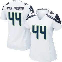 Mitch Van Vooren Seattle Seahawks Game Women's Jersey (White)
