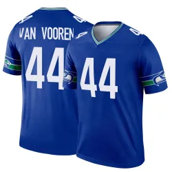 Mitch Van Vooren Seattle Seahawks Legend Men's Throwback Jersey (Royal)