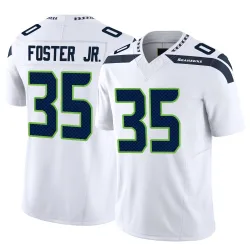 Montorie Foster Jr. Seattle Seahawks Limited Men's Vapor F.U.S.E. Jersey (White)