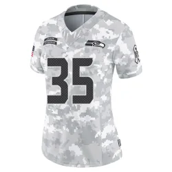 Montorie Foster Jr. Seattle Seahawks Limited Women's 2024 Salute to Service Jersey (Arctic Camo)