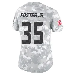 Montorie Foster Jr. Seattle Seahawks Limited Women's 2024 Salute to Service Jersey (Arctic Camo)