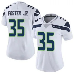Montorie Foster Jr. Seattle Seahawks Limited Women's Vapor Untouchable Jersey (White)