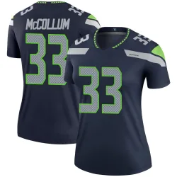 Nate McCollum Seattle Seahawks Legend Women's Jersey (Navy)