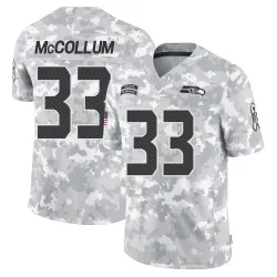 Nate McCollum Seattle Seahawks Limited Men's 2024 Salute to Service Jersey (Arctic Camo)