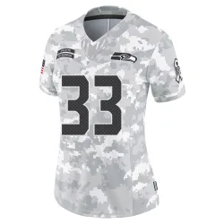 Nate McCollum Seattle Seahawks Limited Women's 2024 Salute to Service Jersey (Arctic Camo)