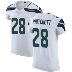 Nehemiah Pritchett Seattle Seahawks Elite Men's Vapor Untouchable Jersey (White)