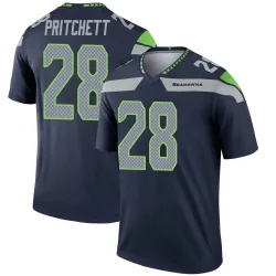 Nehemiah Pritchett Seattle Seahawks Legend Youth Jersey (Navy)