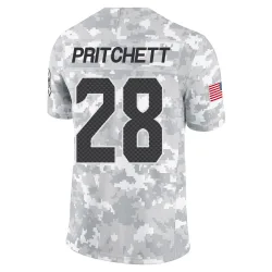 Nehemiah Pritchett Seattle Seahawks Limited Men's 2024 Salute to Service Jersey (Arctic Camo)