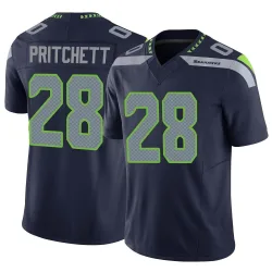 Nehemiah Pritchett Seattle Seahawks Limited Men's Vapor F.U.S.E. Jersey (Navy)