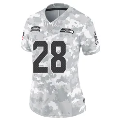 Nehemiah Pritchett Seattle Seahawks Limited Women's 2024 Salute to Service Jersey (Arctic Camo)