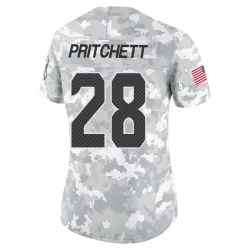 Nehemiah Pritchett Seattle Seahawks Limited Women's 2024 Salute to Service Jersey (Arctic Camo)