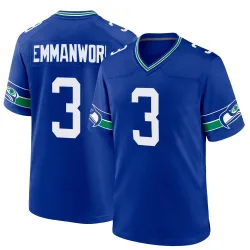 Nick Emmanwori Seattle Seahawks Game Men's Throwback Jersey (Royal)