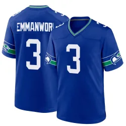 Nick Emmanwori Seattle Seahawks Game Youth Throwback Jersey (Royal)
