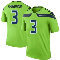 Nick Emmanwori Seattle Seahawks Legend Men's Color Rush Neon Jersey (Green)