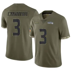 Nick Emmanwori Seattle Seahawks Limited Men's 2022 Salute To Service Jersey (Olive)