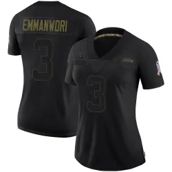 Nick Emmanwori Seattle Seahawks Limited Women's 2020 Salute To Service Jersey (Black)