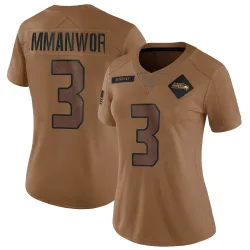 Nick Emmanwori Seattle Seahawks Limited Women's 2023 Salute To Service Jersey (Brown)