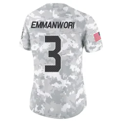 Nick Emmanwori Seattle Seahawks Limited Women's 2024 Salute to Service Jersey (Arctic Camo)