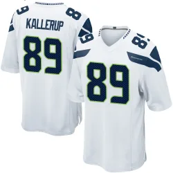 Nick Kallerup Seattle Seahawks Game Men's Jersey (White)