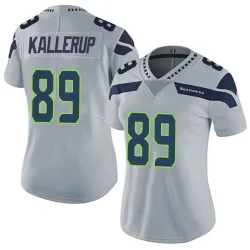Nick Kallerup Seattle Seahawks Limited Women's Alternate Vapor Untouchable Jersey (Gray)