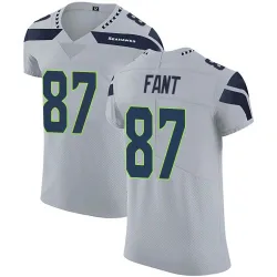 Noah Fant Seattle Seahawks Elite Men's Alternate Vapor Untouchable Jersey (Gray)