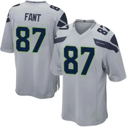 Noah Fant Seattle Seahawks Game Men's Alternate Jersey (Gray)