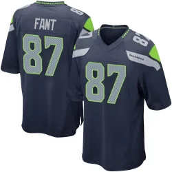 Noah Fant Seattle Seahawks Game Men's Team Color Jersey (Navy)