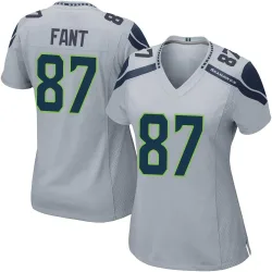 Noah Fant Seattle Seahawks Game Women's Alternate Jersey (Gray)