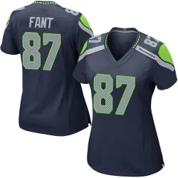 Noah Fant Seattle Seahawks Game Women's Team Color Jersey (Navy)