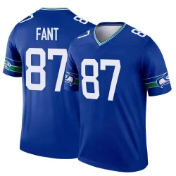 Noah Fant Seattle Seahawks Legend Men's Throwback Jersey (Royal)