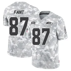 Noah Fant Seattle Seahawks Limited Men's 2024 Salute to Service Jersey (Arctic Camo)