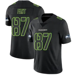 Noah Fant Seattle Seahawks Limited Men's Jersey (Black Impact)