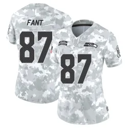 Noah Fant Seattle Seahawks Limited Women's 2024 Salute to Service Jersey (Arctic Camo)