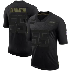 Olu Oluwatimi Seattle Seahawks Limited Men's 2020 Salute To Service Jersey (Black)