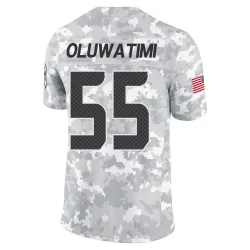 Olu Oluwatimi Seattle Seahawks Limited Men's 2024 Salute to Service Jersey (Arctic Camo)