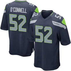 Patrick O'Connell Seattle Seahawks Game Men's Team Color Jersey (Navy)