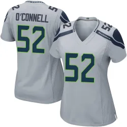 Patrick O'Connell Seattle Seahawks Game Women's Alternate Jersey (Gray)