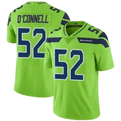 Patrick O'Connell Seattle Seahawks Limited Men's Color Rush Neon Jersey (Green)
