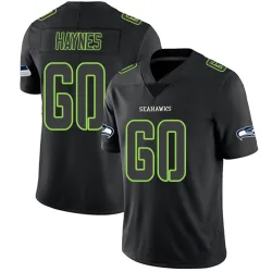 Phil Haynes Seattle Seahawks Limited Men's Jersey (Black Impact)