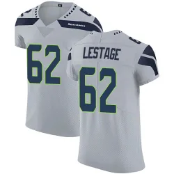 Pier-Olivier Lestage Seattle Seahawks Elite Men's Alternate Vapor Untouchable Jersey (Gray)