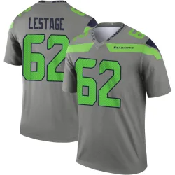 Pier-Olivier Lestage Seattle Seahawks Legend Men's Steel Inverted Jersey ()