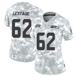 Pier-Olivier Lestage Seattle Seahawks Limited Women's 2024 Salute to Service Jersey (Arctic Camo)
