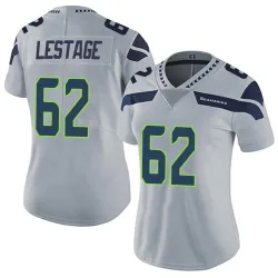 Pier-Olivier Lestage Seattle Seahawks Limited Women's Alternate Vapor Untouchable Jersey (Gray)