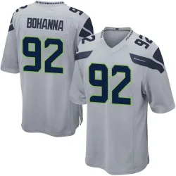 Quinton Bohanna Seattle Seahawks Game Men's Alternate Jersey (Gray)