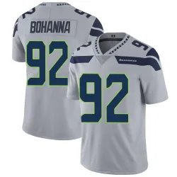 Quinton Bohanna Seattle Seahawks Limited Men's Alternate Vapor Untouchable Jersey (Gray)