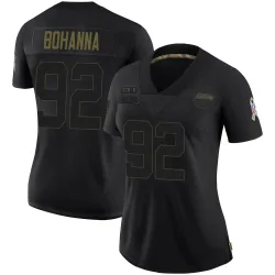 Quinton Bohanna Seattle Seahawks Limited Women's 2020 Salute To Service Jersey (Black)
