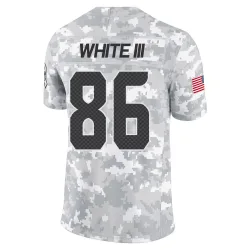 Ricky White III Seattle Seahawks Limited Men's 2024 Salute to Service Jersey (Arctic Camo)