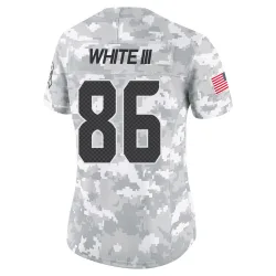 Ricky White III Seattle Seahawks Limited Women's 2024 Salute to Service Jersey (Arctic Camo)