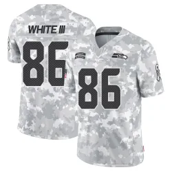 Ricky White III Seattle Seahawks Limited Youth 2024 Salute to Service Jersey (Arctic Camo)
